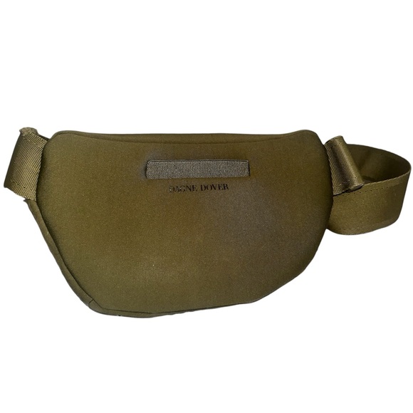 Dagne Dover Olive Neoprene Fanny pack crossbody essentials bag - Picture 10 of 15